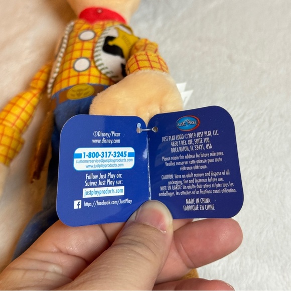 Disney Pixar Toy Story Plush Beanie 11”  Woody Figure 2019 Just Play New W/Tags - Picture 6 of 7